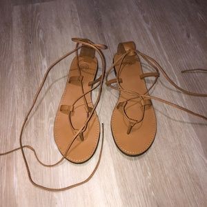 Urban Outfitters wrap sandels